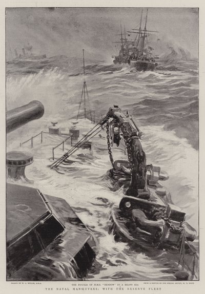 The Naval Manoeuvres, with the Reserve Fleet by William Lionel Wyllie
